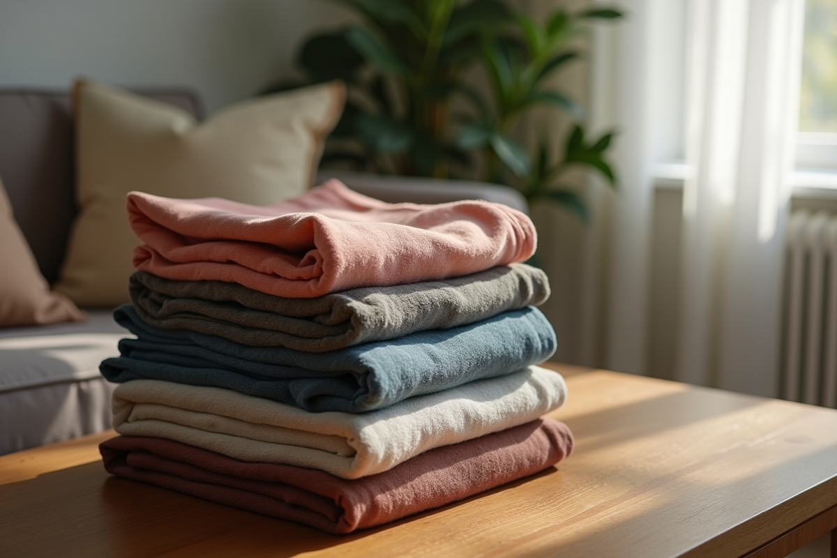Pile de vêtements d